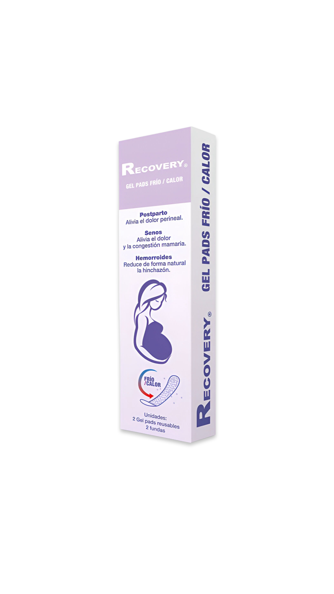 COMPRESA RECOVERY POSTPARTO ALIVIA DOLOR PERINEAL FRIO/CALOR 2 UNIDADES - 5