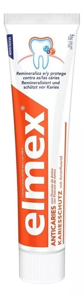 PASTA DENTAL ANTICARIES ELMEX CON FLUOR 90GR - 1