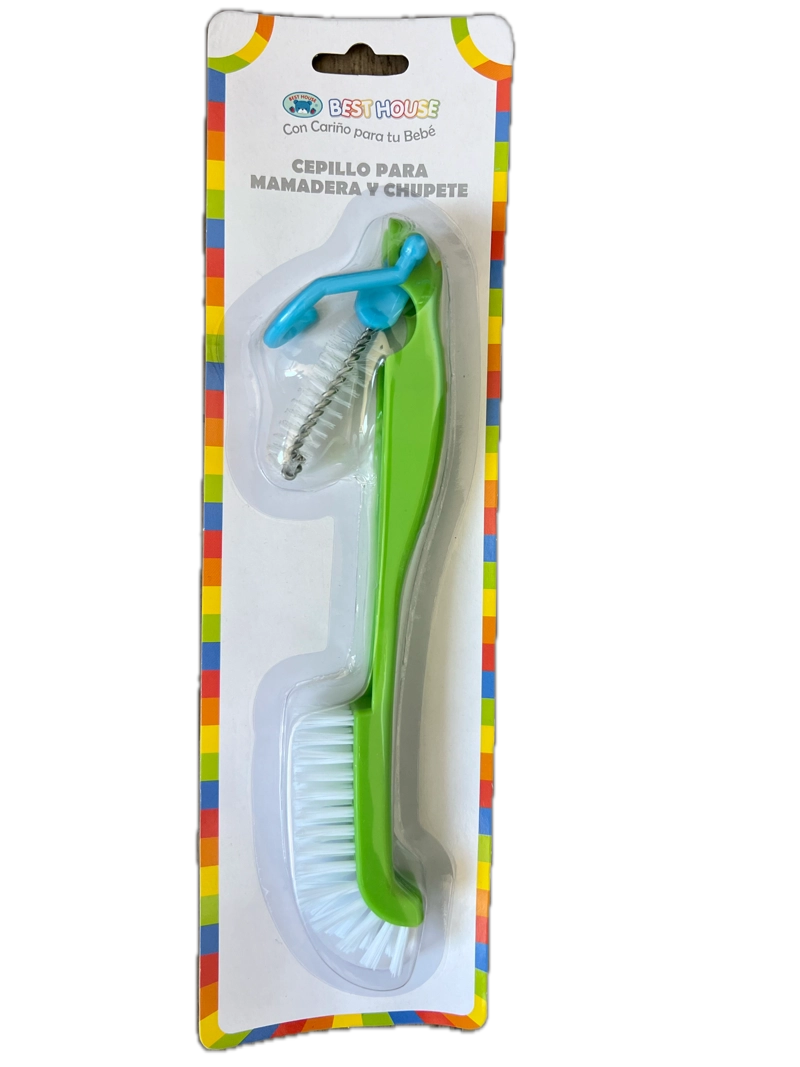 CEPILLO LIMPIA MAMADERAS Y CHUPETE UNIVERSAL BEST HOUSE - 1