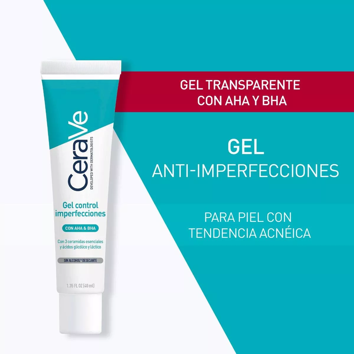 GEL CUERPO CERAVE 40 ML CONTROL IMPERFECCIONES AHA & BHA - 1