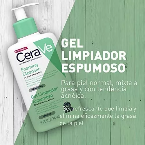 GEL CUERPO CERAVE 473G LIMPIADOR ESPUMOSO - 1