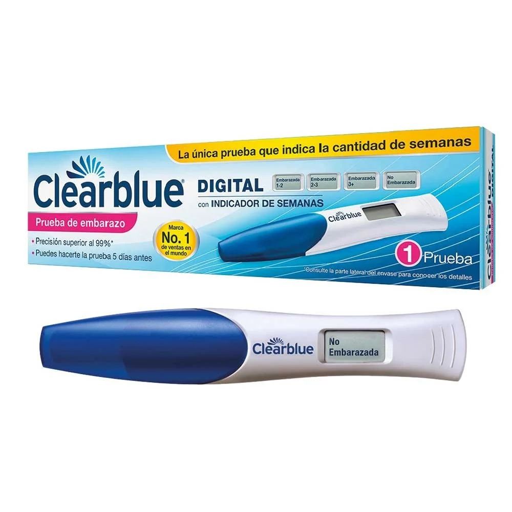 CLEARBLUE TEST DIGITAL DE EMBARAZO 1 PRUEBA - 1