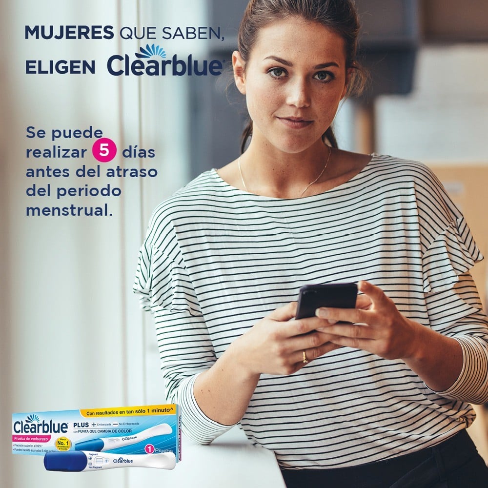 TEST DE EMBARAZO CLEARBLUE PLUS - 3