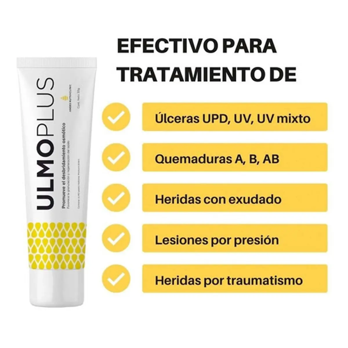 GEL CURACIÓN DE HERIDAS ULMOPLUS CICATRIZANTE 30 GRS - 1