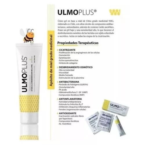 GEL CURACIÓN DE HERIDAS ULMOPLUS CICATRIZANTE 30 GRS - 2