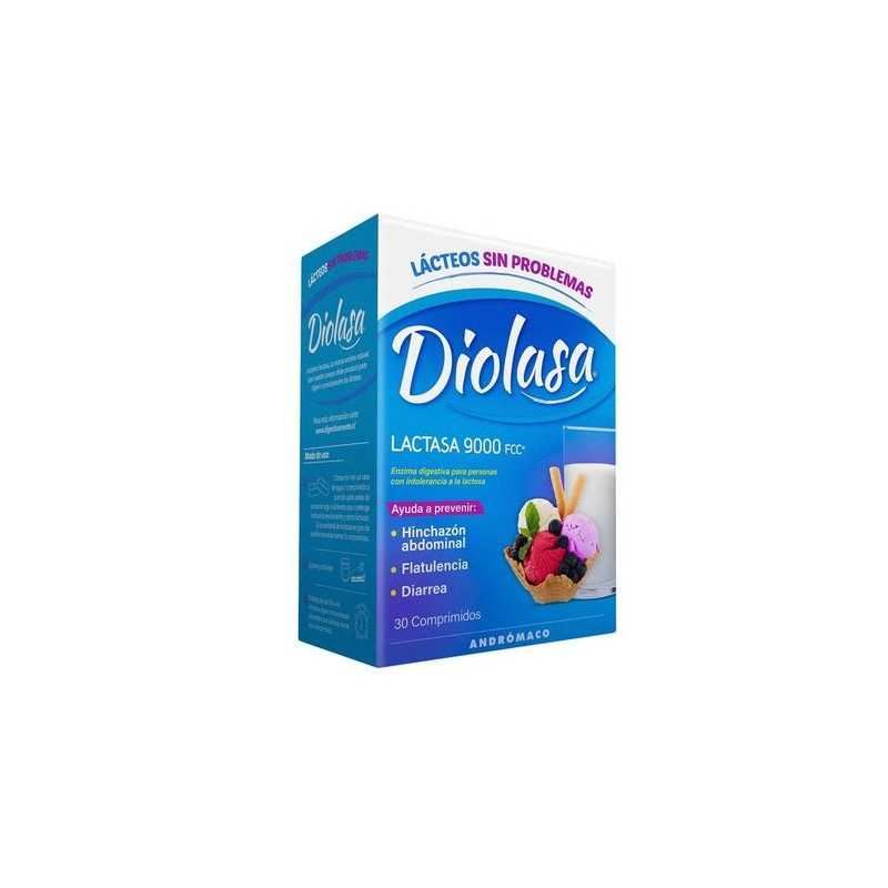 SUPLEMENTO ALIMENTICIO ANDROMACO DIOLASA MASTICABLE VAINILLA 9000FCC 30 COMP - 3