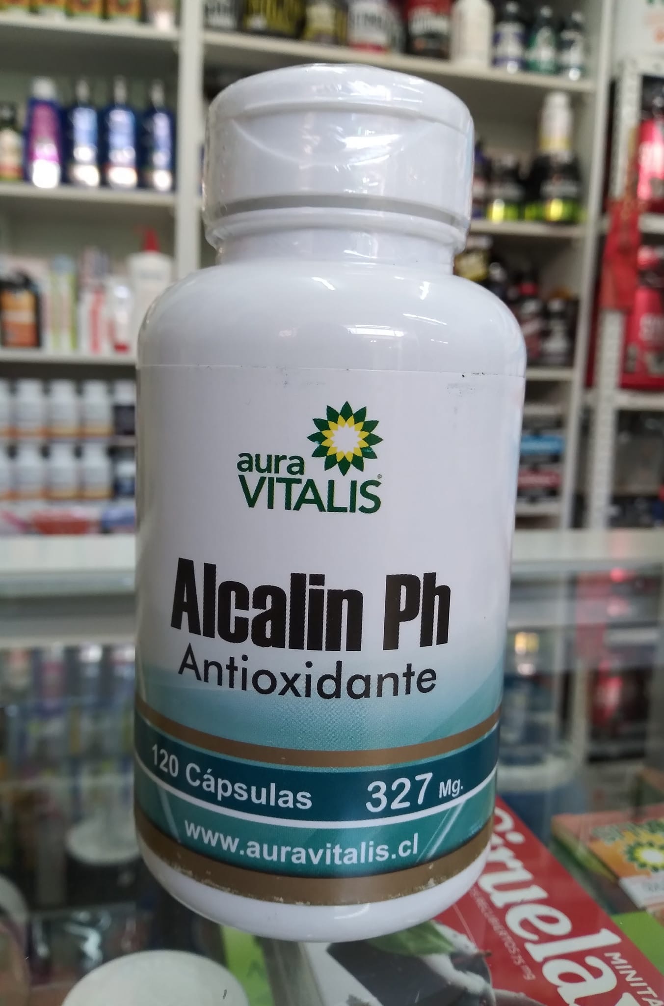 SUPLEMENTO ALIMENTICIO AURA VITALIS CAPSULAS BLANDAS ALCALIN PH CÁPSULAS 327 MG X 120 SABOR NEUTRO - 1