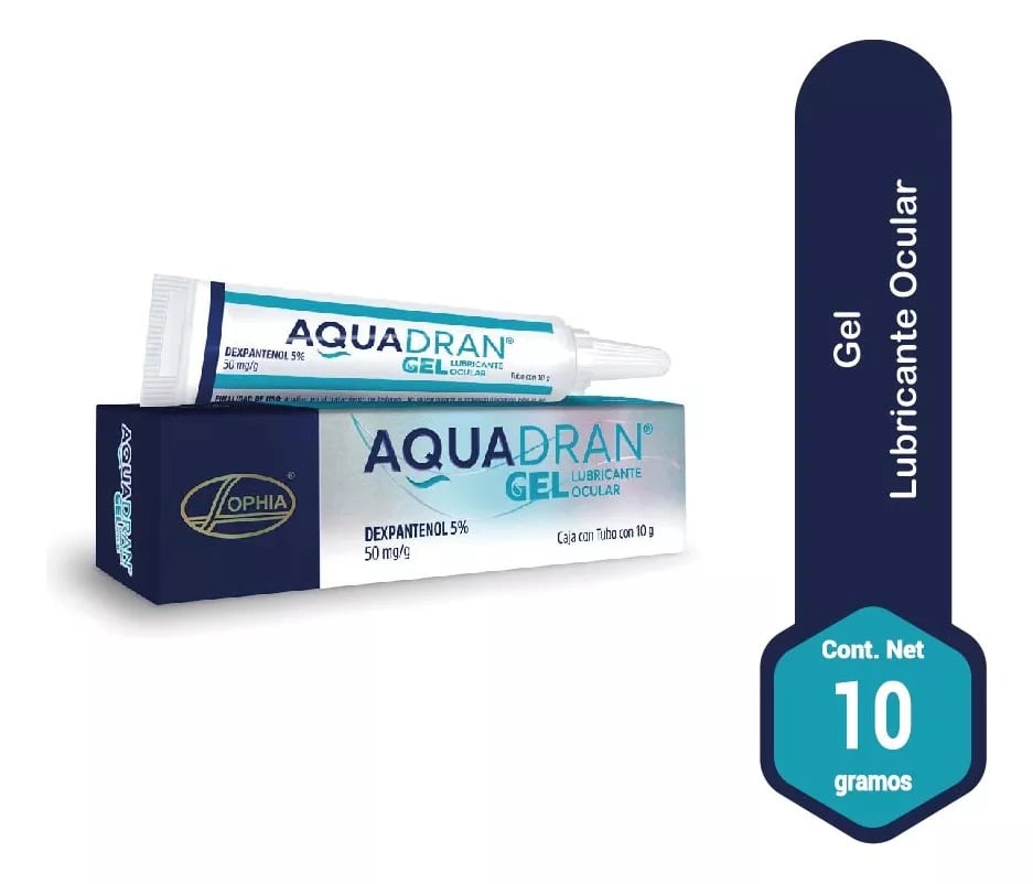 SUPLEMENTO ALIMENTICIO CAPSULAS BLANDAS AQUADRAN GEL 5% UNGÜENTO OFTÁLMICO TUBO 10 GR - 2