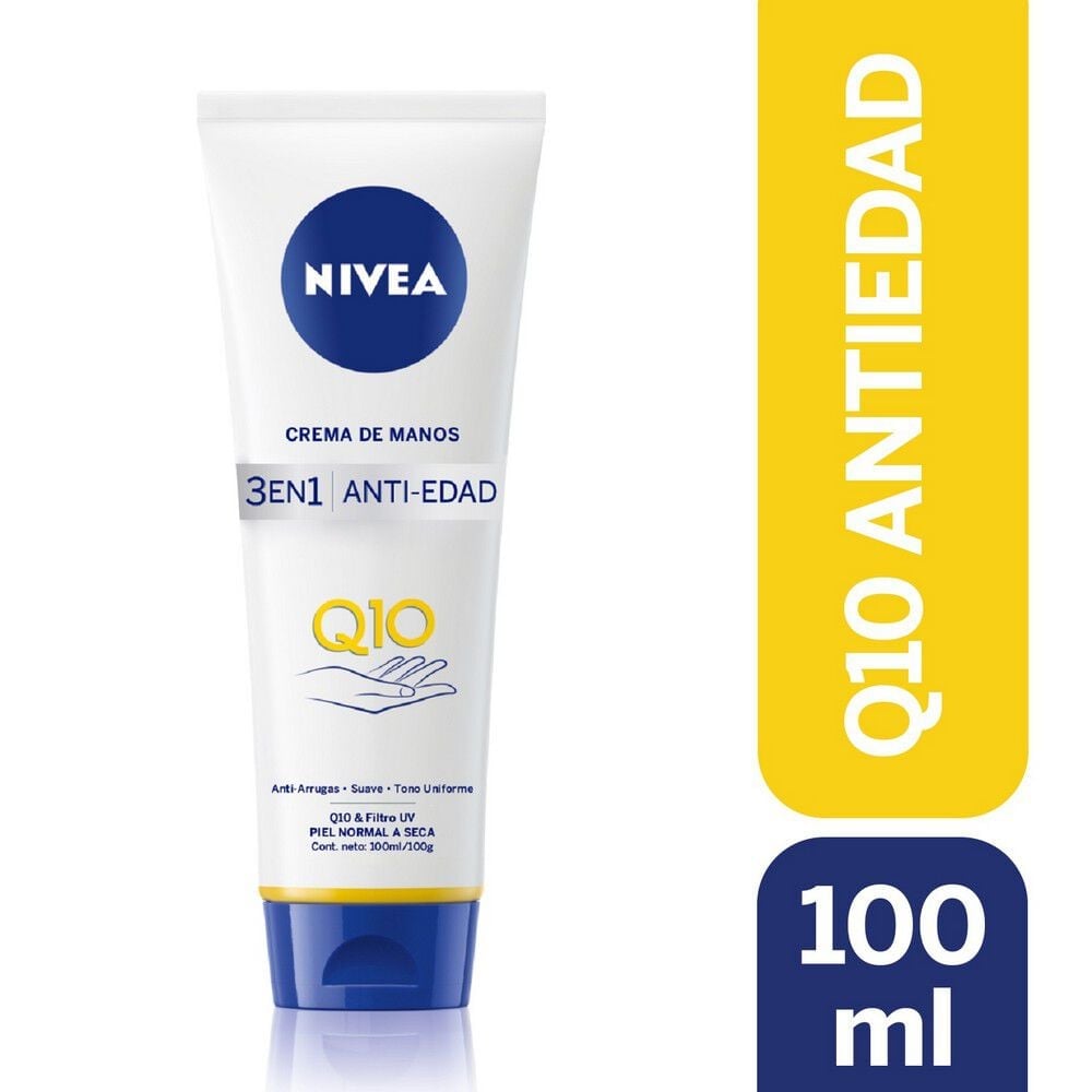 CREMA DE MANOS NIVEA CUIDADO ANTIEDAD Q10 100ML - 1