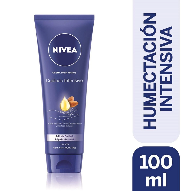 NIVEA CREMA DE MANOS CUIDADO INTENSIVO PIEL SECA X 100 ML - 1