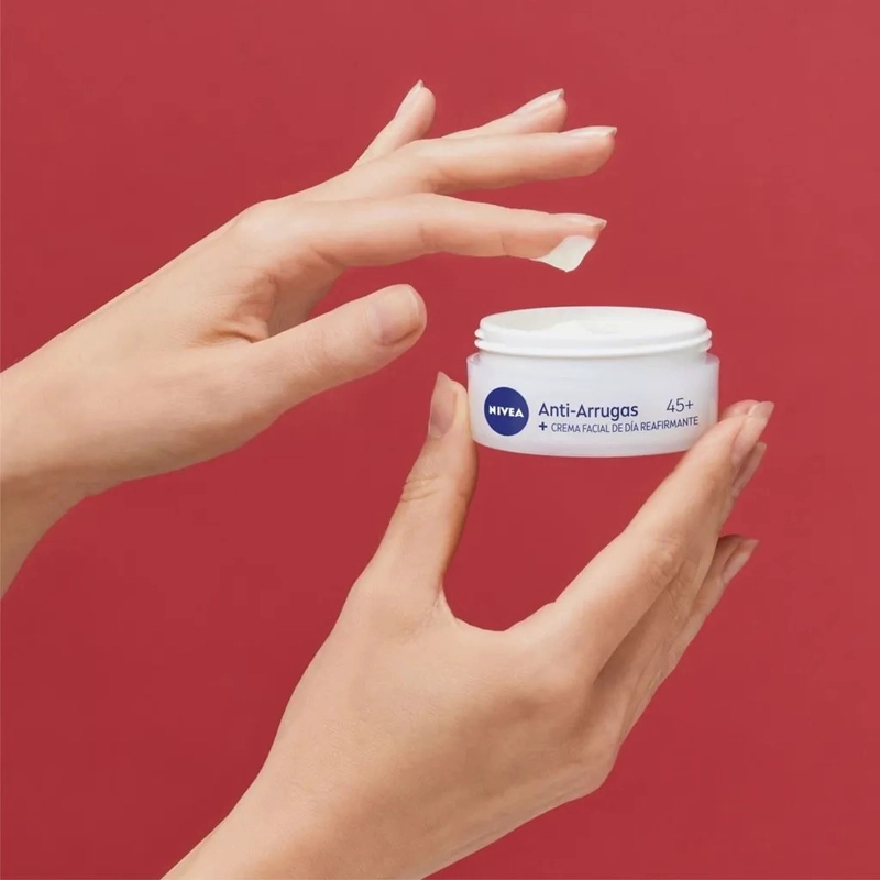 CREMA ROSTRO NIVEA 50 ML ANTIARRUGAS 45+ REAFIRMANTE TIPO PIEL TODO TIPO PIEL - 4