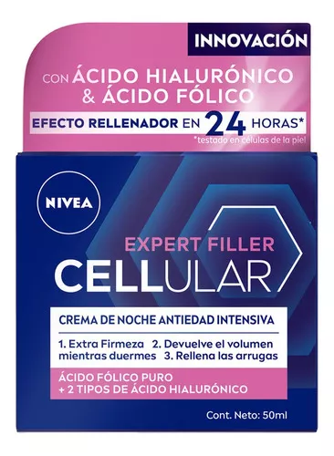 CREMA ROSTRO NIVEA 50 ML CELLULAR FILLER ANTI-AGE NOCHE - 1