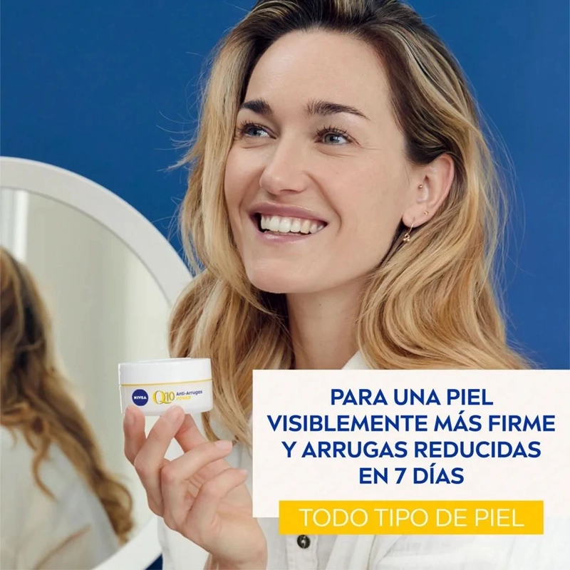 CREMA ROSTRO NIVEA SPF 15 50 ML ANTIARRUGAS Q10 POWER DÍA TIPO PIEL PIEL NORMAL A SECA - 6