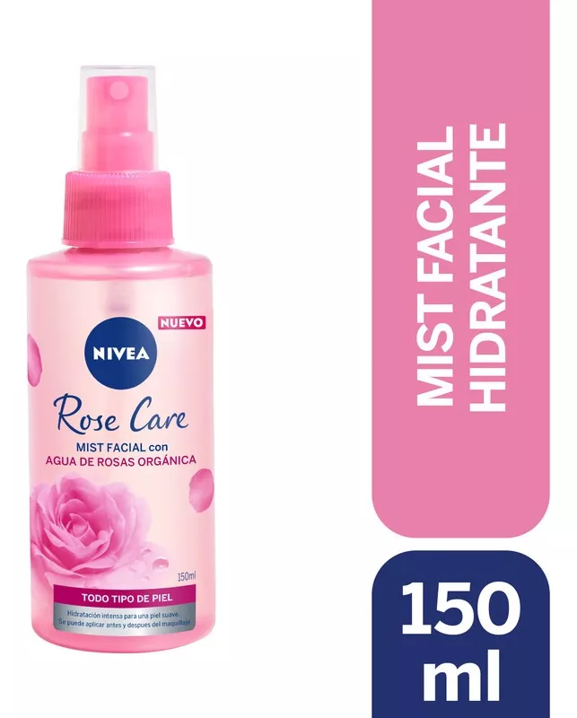 HIDRATANTE ROSTRO Y CUELLO NIVEA 150 ML MIST AQUA ROSE CARE - 1
