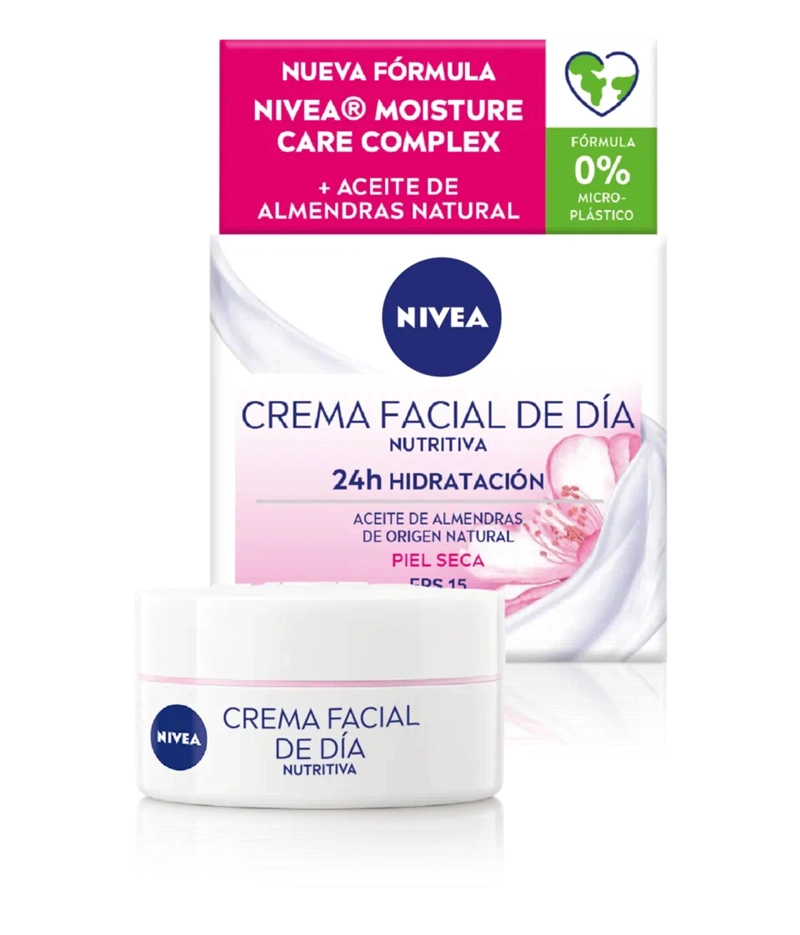 CREMA ROSTRO NIVEA SPF 15 50 ML HIDRATANTE INTENSIVA DÍA TIPO PIEL SECA - 3
