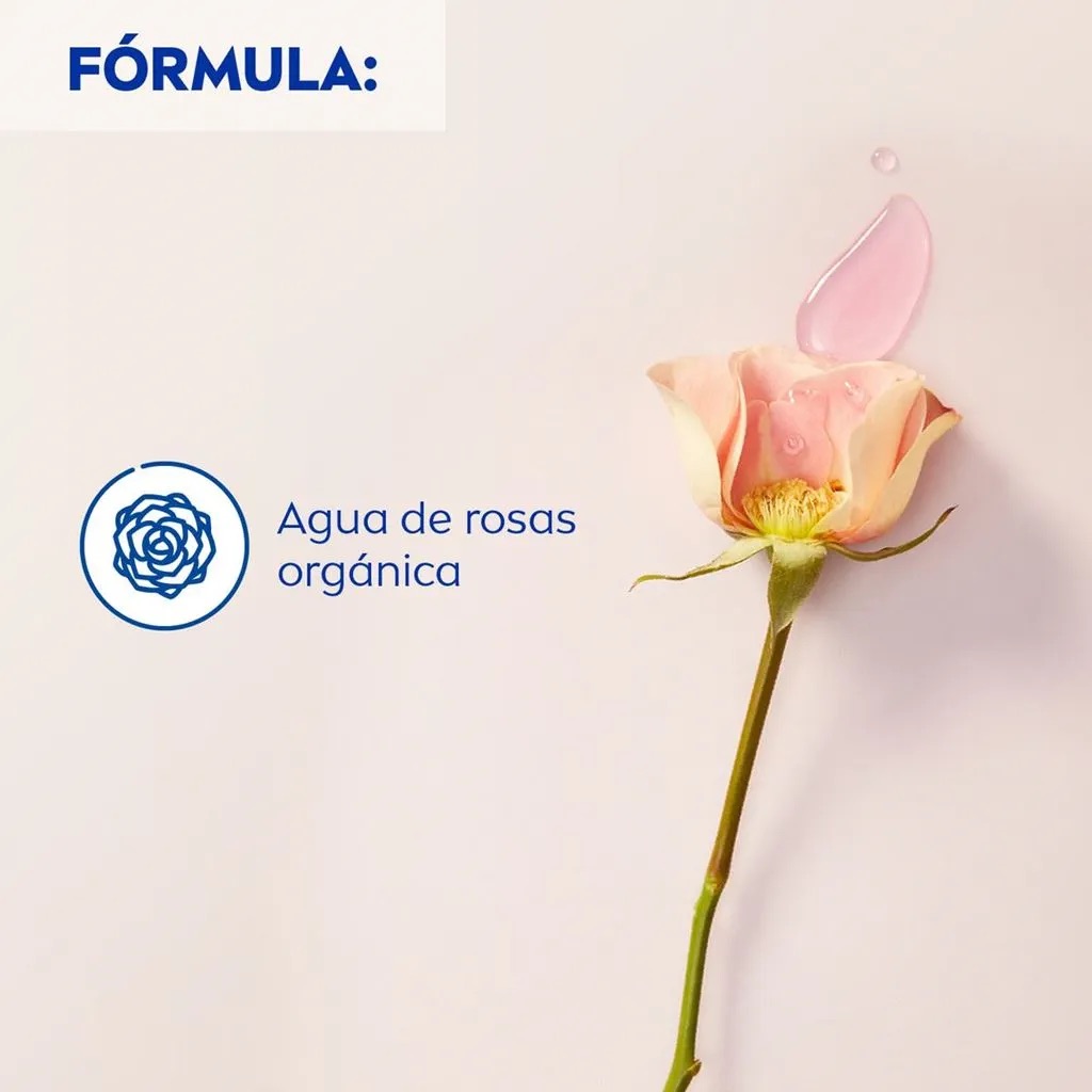 AGUA MICELAR ROSTRO NIVEA 400 ML BIFÁSICA ROSE CARE - 3