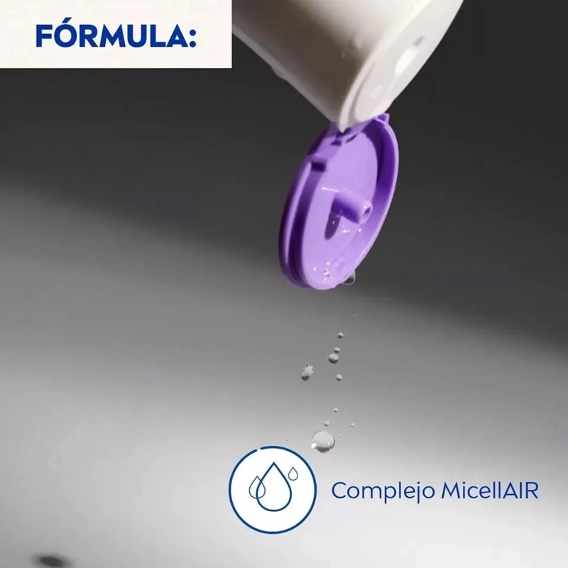 LOCIÓN AGUA MICELAR 3 EN 1 NIVEA PIEL SENSIBLE 100ML - 4