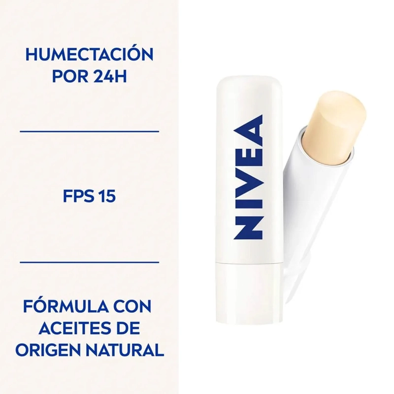 PROTECTOR LABIAL ROSTRO Y CUELLO NIVEA 4.8 G MED REPAIR - 2