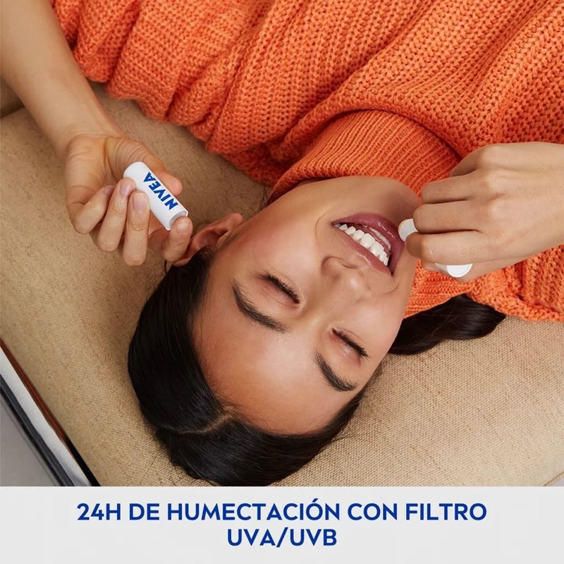 PROTECTOR LABIAL ROSTRO Y CUELLO NIVEA 4.8 G MED REPAIR - 3