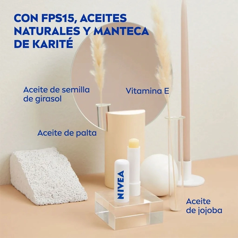 PROTECTOR LABIAL ROSTRO Y CUELLO NIVEA 4.8 G MED REPAIR - 4