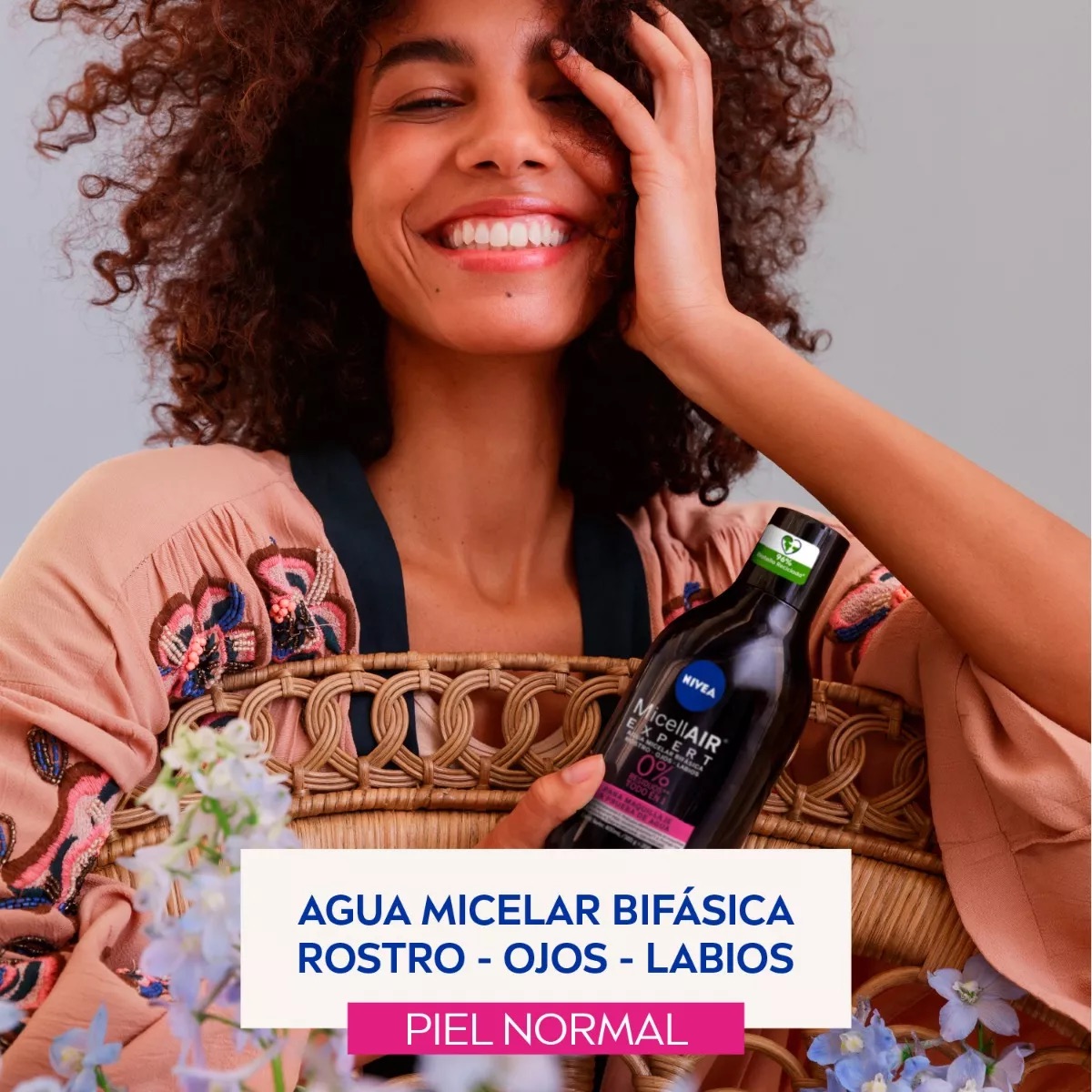 AGUA MICELAR NIVEA BIFÁSICA MICELLAIR BLACK EXPERT 400 ML - 3