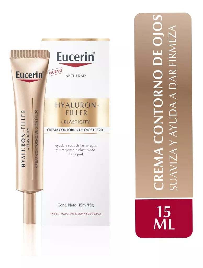 CONTORNO OJOS EUCERIN 15 ML HYALURON FILLER ELASTICITY ANTIEDAD - 1