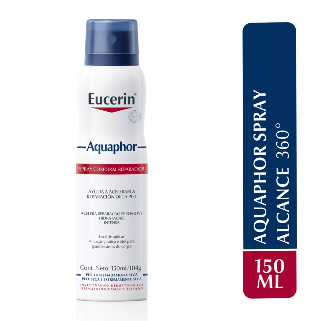 HIDRATANTE CUERPO EUCERIN 150 ML AQUAPHOR SPRAY REPARADOR FRAGANCIA NEUTRO - 1