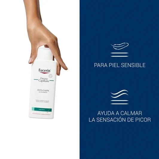 SHAMPOO CABELLO EUCERIN 250 ML DERMOCAPILLAIRE ANTICASPA GEL - 3