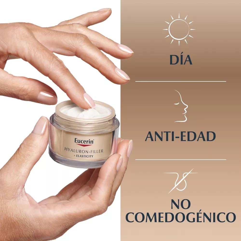 CREMA ROSTRO Y CUELLO EUCERIN SPF 15 50 ML ANTIARRUGAS ELASTICITY+FILLER DIA AHORA THIAMIDOL - 4