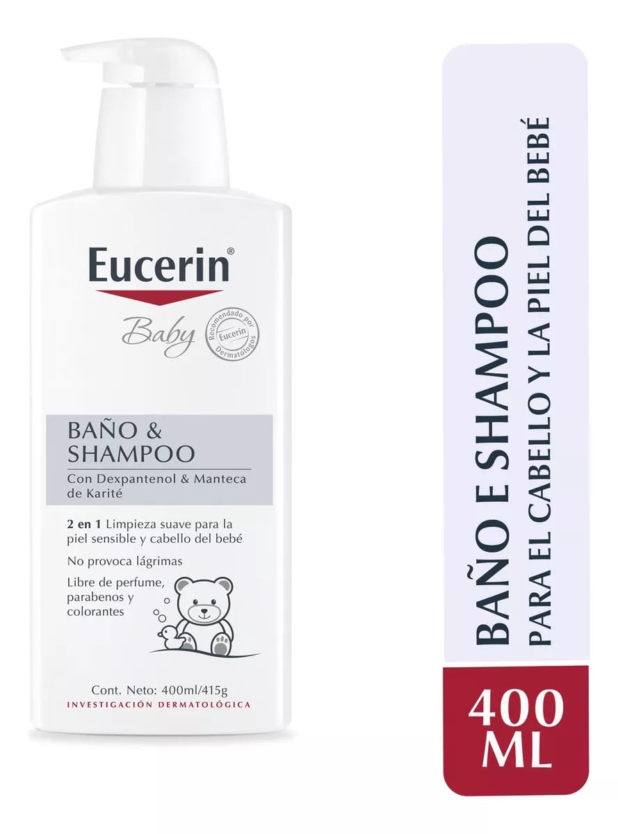 SHAMPOO EUCERIN 400 ML BAÑO Y PH5 - 1