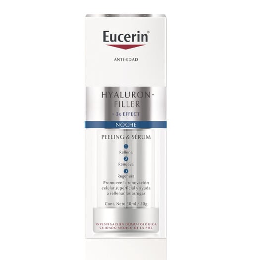SÉRUM ROSTRO Y CUELLO EUCERIN 30 ML EFFECT PEELING HYALURON FILLER NOCHE - 2