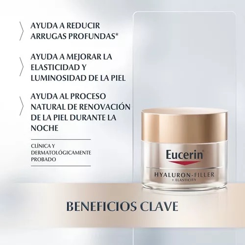 CREMA ROSTRO Y CUELLO EUCERIN 50 ML ANTIARRUGAS ELASTIC FILLER NOCHE - 6