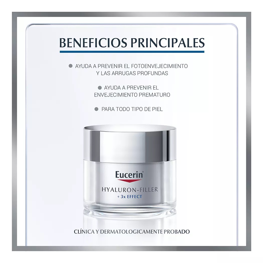 HIDRATANTE ROSTRO Y CUELLO EUCERIN SPF 30 50 ML HYALURON FILLER DÍA - 6