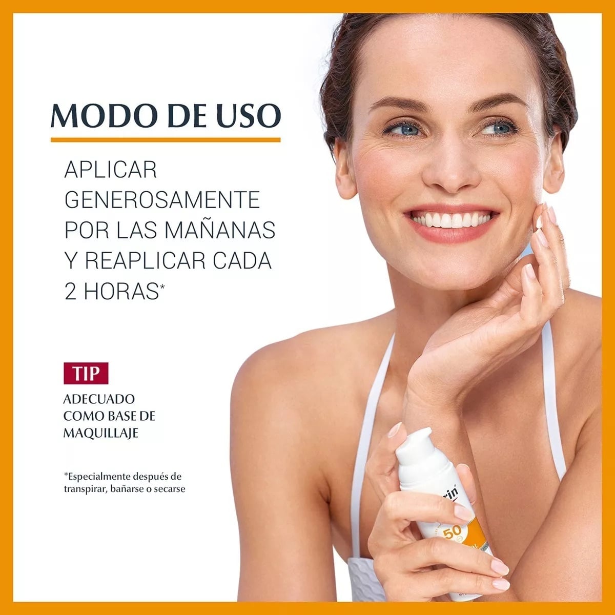 BLOQUEADOR ROSTRO Y CUELLO EUCERIN SPF 50 50 ML ANTI-EDAD SUN CC CLARO - 6