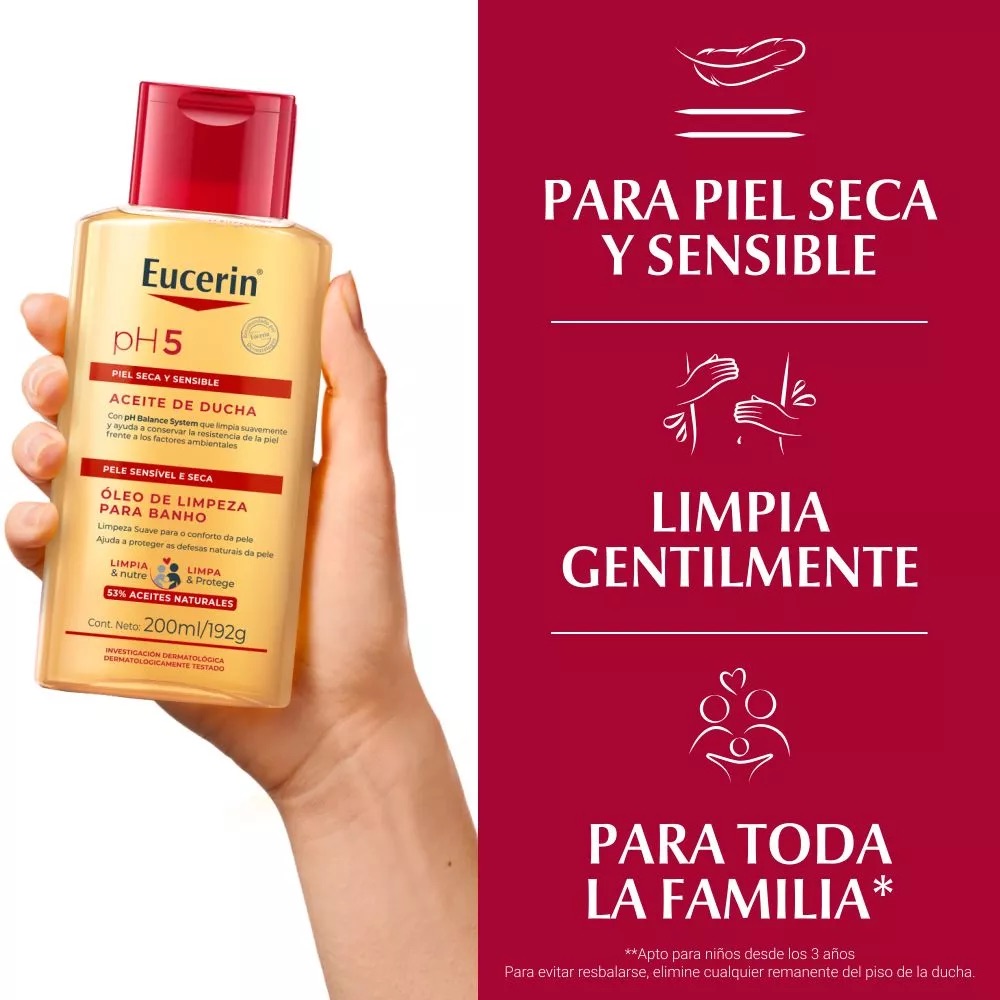 ACEITE DE DUCHA CUERPO EUCERIN 200ML PH5 - 5