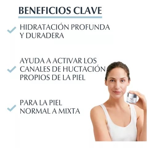 HIDRATANTE ROSTRO Y CUELLO EUCERIN 50 ML AQUAPORIN PIEL NORMAL-MIXTA TIPO PIEL MIXTA/NORMAL - 5