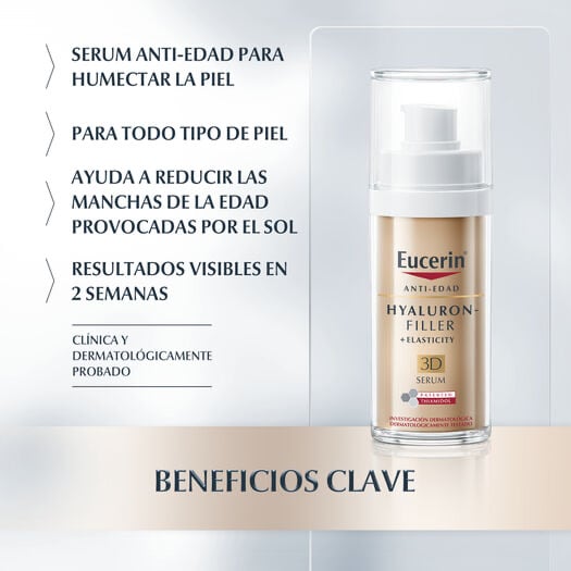 SÉRUM ROSTRO Y CUELLO EUCERIN 30ML 3D HYALURON FILLER ÁCIDO HIALURÓNICO 30 ML TIPO PIEL SECA - 4