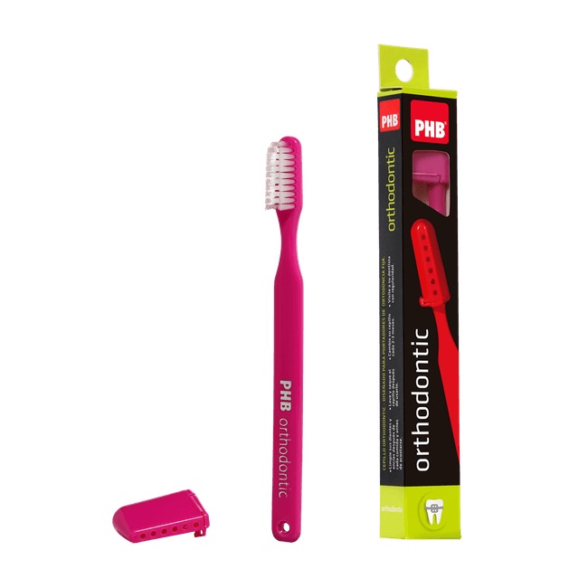 CEPILLO PHB DIENTES DENTAL ORTODONCIA MEDIO - 1