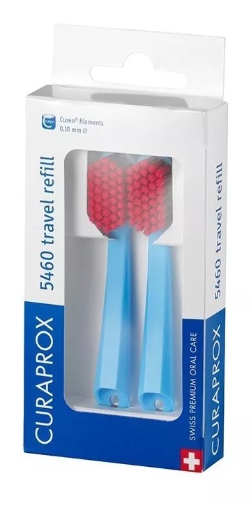 CEPILLO CURAPROX DIENTES CS 5460 TRAVEL REFILL ULTRA SUAVE PACK X 2 UNIDADES - 1