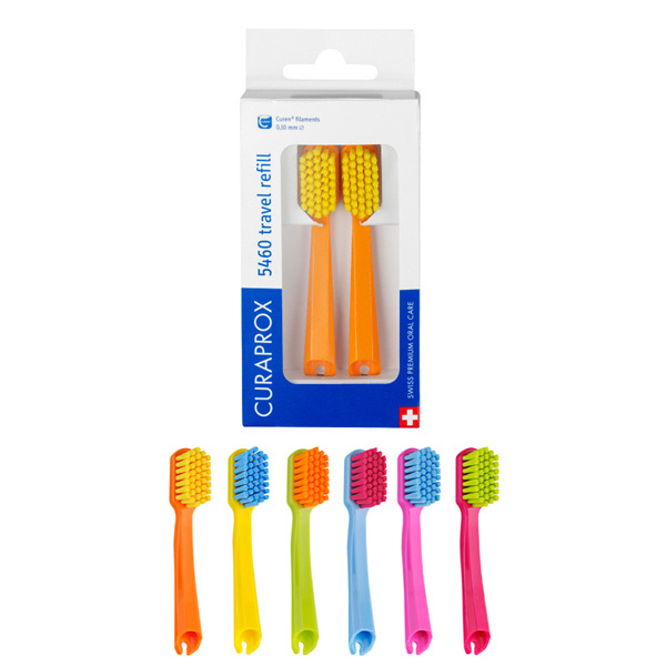 CEPILLO CURAPROX DIENTES CS 5460 TRAVEL REFILL ULTRA SUAVE PACK X 2 UNIDADES - 2