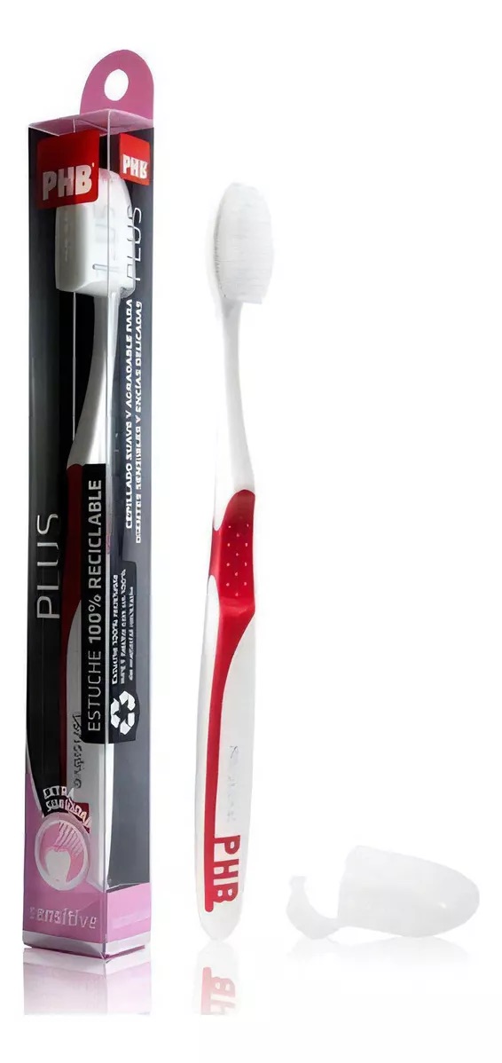 CEPILLO PHB DIENTES BIODEGRADABLE PLUS SENSITIVE ULTRA SUAVE - 1