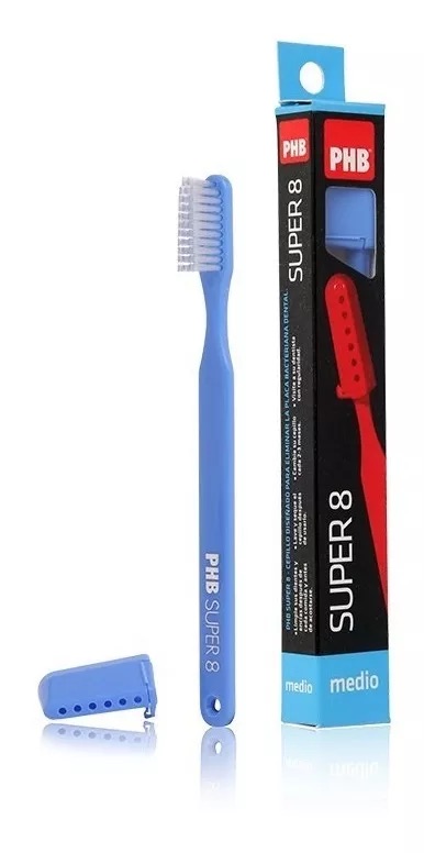CEPILLO PHB DIENTES MÉDIO SUPER 8 MEDIO - 1