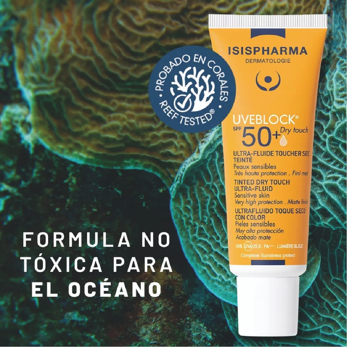 UVEBLOCK SPF50+ DRY TOUCH ISISPHARMA 40 ML - 2