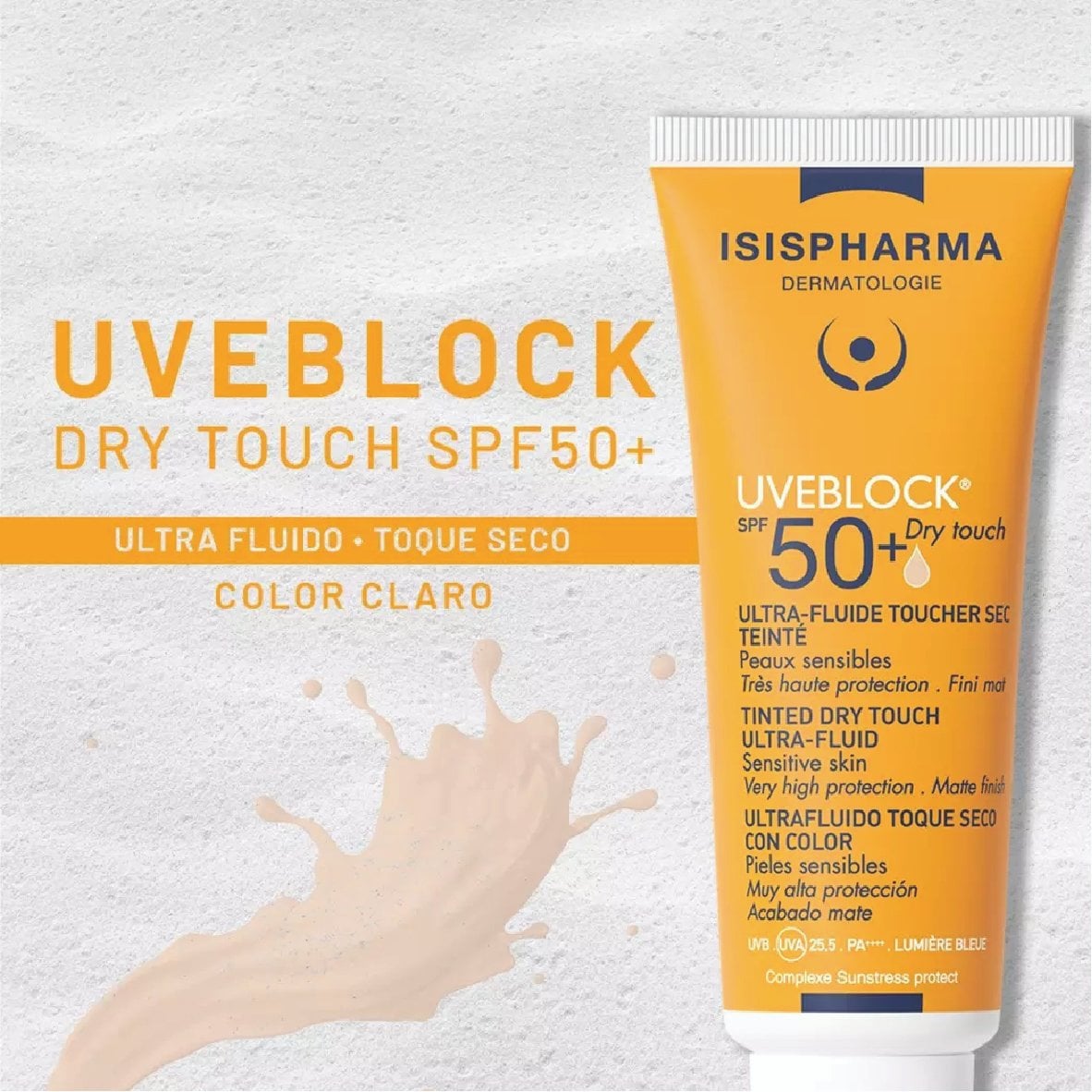 UVEBLOCK SPF50+ DRY TOUCH ISISPHARMA 40 ML - 3