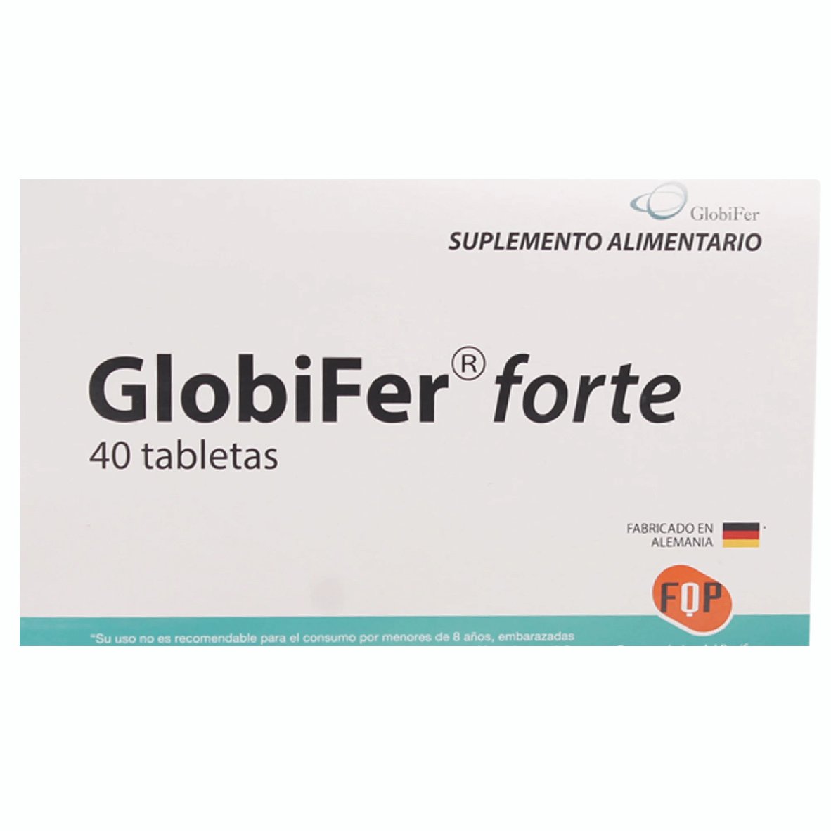 SUPLEMENTO FARMOQUÍMICA DEL PACÍFICO GLOBIFER FORTE 18 MG X40 CÁPSULAS BLANDAS - 1