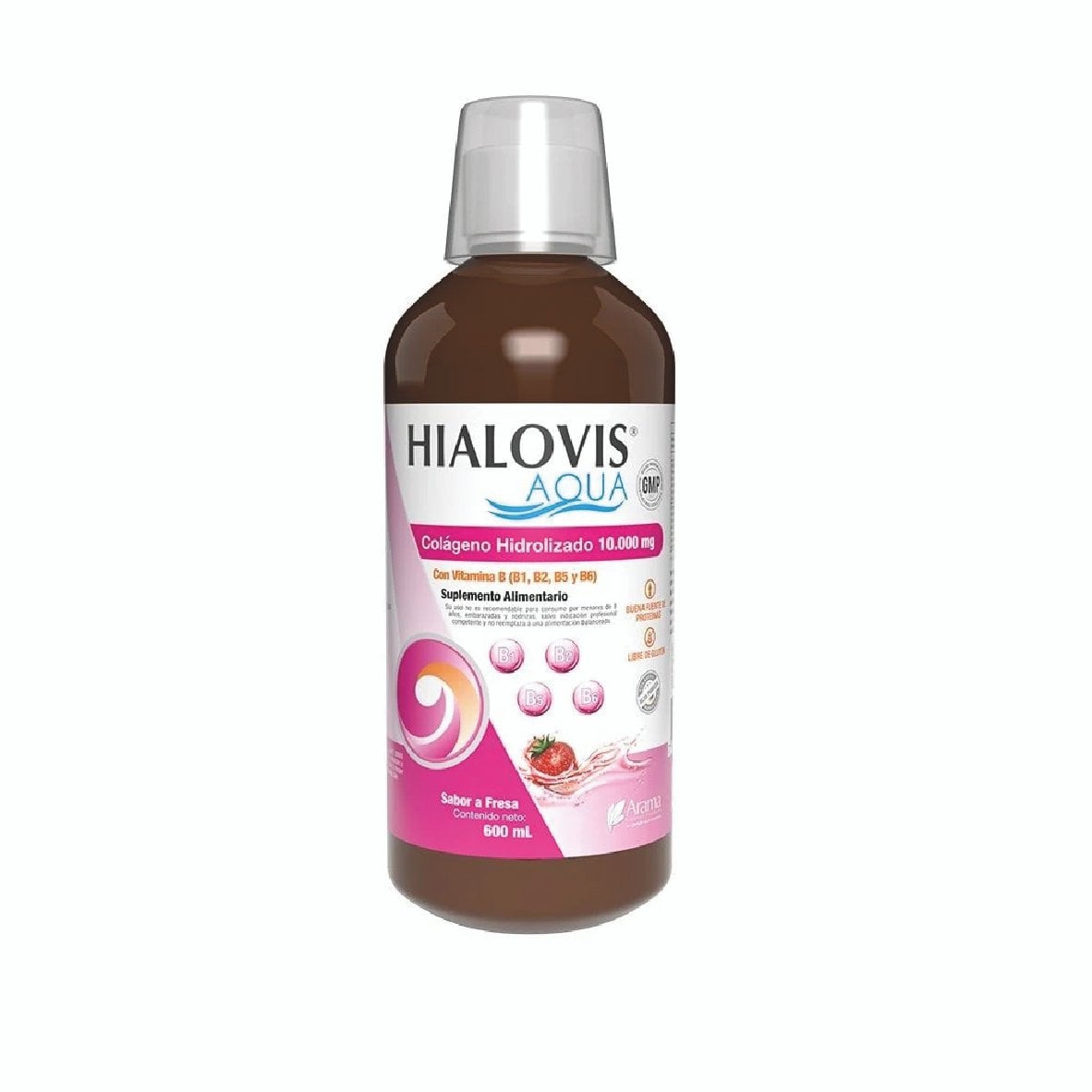 SUPLEMENTO ARAMA HIALOVIS AQUA COLÁGENO HIDROLIZADO 600 ML CÁPSULAS BLANDAS - 1