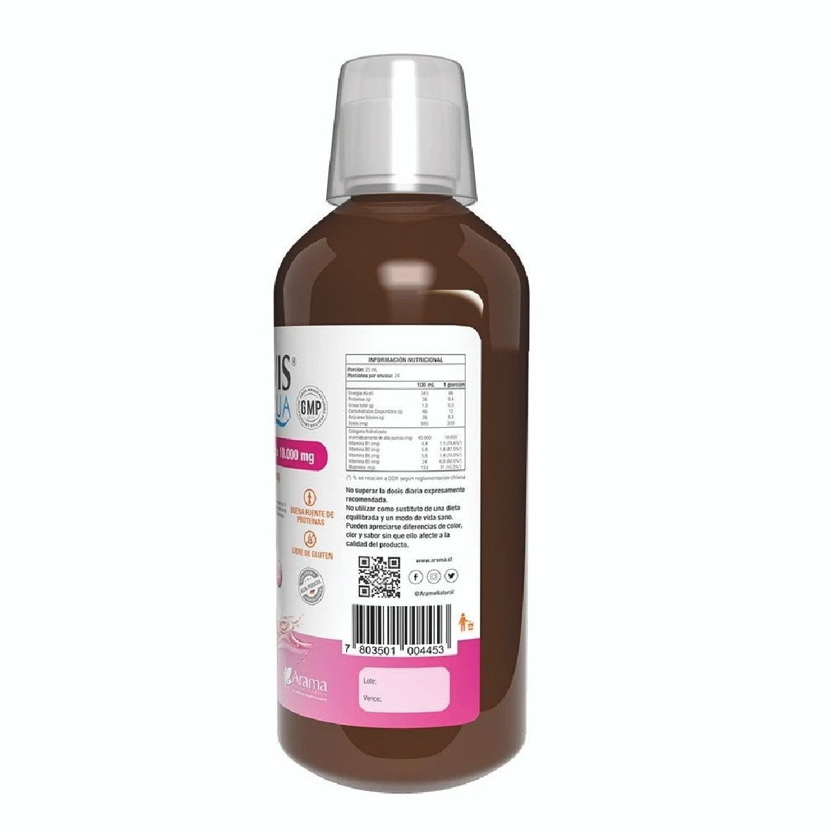 SUPLEMENTO ARAMA HIALOVIS AQUA COLÁGENO HIDROLIZADO 600 ML CÁPSULAS BLANDAS - 3