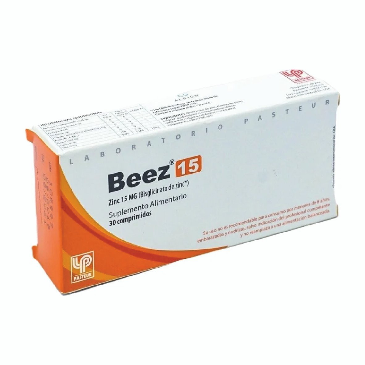 SUPLEMENTO PASTEUR BEEZ ZINC 15 MG X30 CÁPSULAS BLANDAS - 2