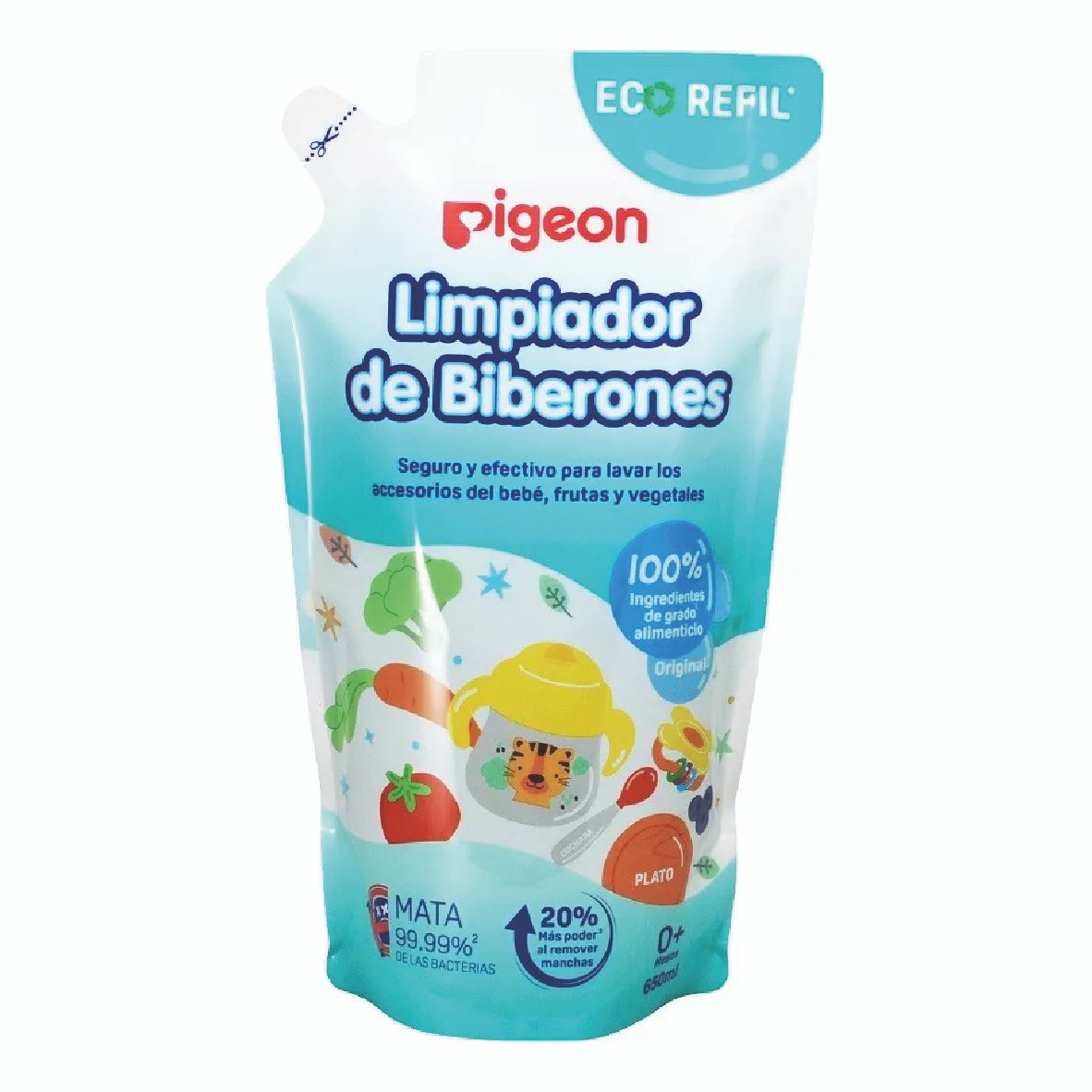 LIMPIADOR BIBERONES PIGEON 650 ML - 3