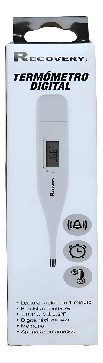 TERMOMETRO DIGITAL RECOVERY TIPO LAPIZ, BLANCO - 6